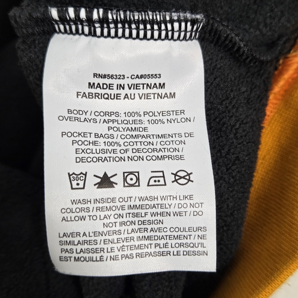 Nike Blue And Orange Polar Fleece Half Zip Sweatshirt Half zip Size XL - Picture 11 of 14